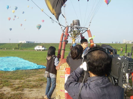 News Crew for Saga International Balloon Fiesta
